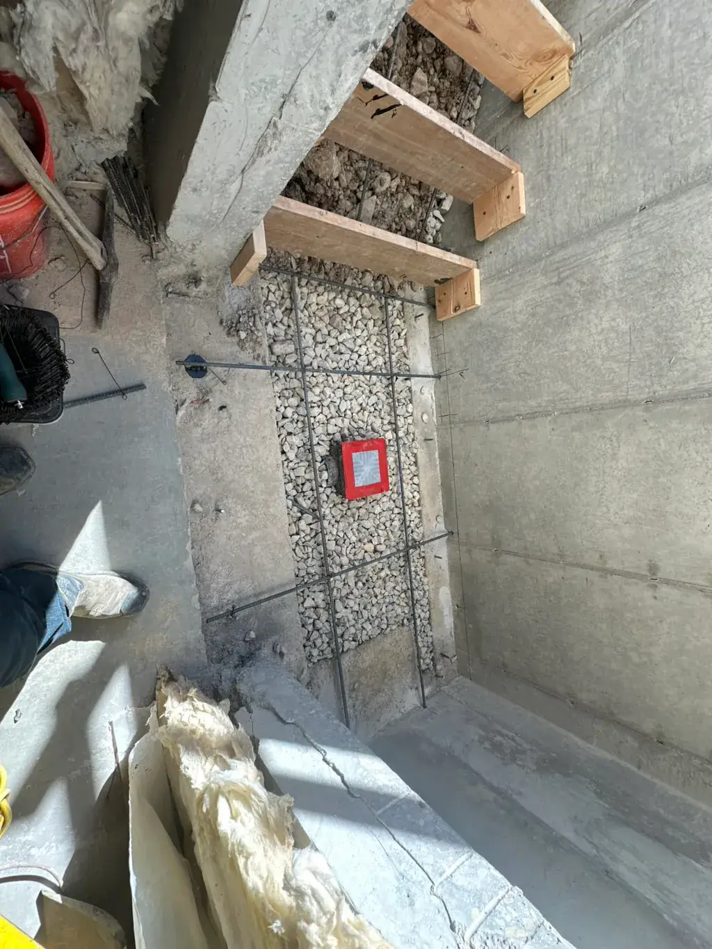 Wall forms with a window opening by MD Concrete in Utah